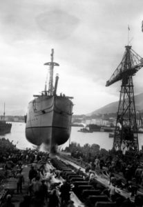 Archivio Fotografico Parisio Fondo Troncone - Varo nave scuola Amerigo Vespucci, 1931 Lastra al bromuro d’argento 9x12