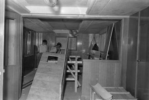 Archivio Fotografico Parisio Fondo Troncone - Motonave Sardegna: lavori interni, 1952 Negativo al bromuro d’argento 6x9