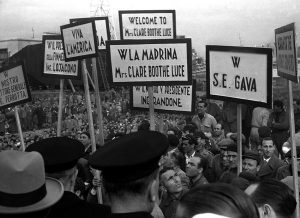 Archivio Fotografico Parisio Fondo Troncone - Festeggiamenti per il varo della corvetta Airone, 1954 Negativo al bromuro d’argento 6x9