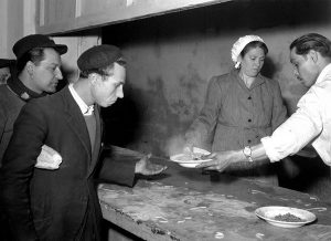 Archivio Fotografico Parisio Fondo Troncone - Inaugurazione mensa, 1953 Negativo al bromuro d’argento 6x9
