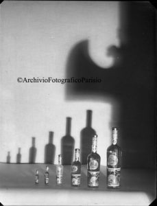 Studio per la reclame del liquore Strega 1930 ca. - Lastra al bromuro d’argento 18x24
